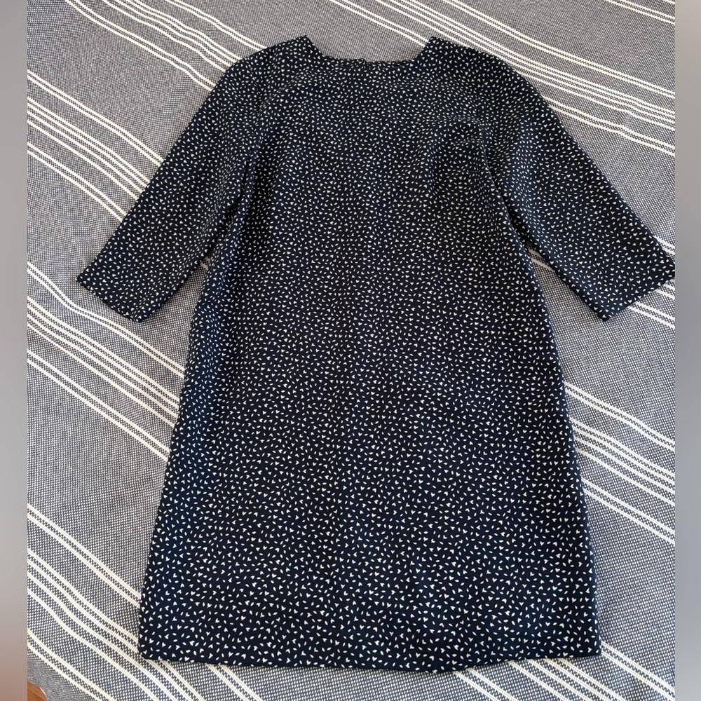 Banana Republic Navy and White Dress
